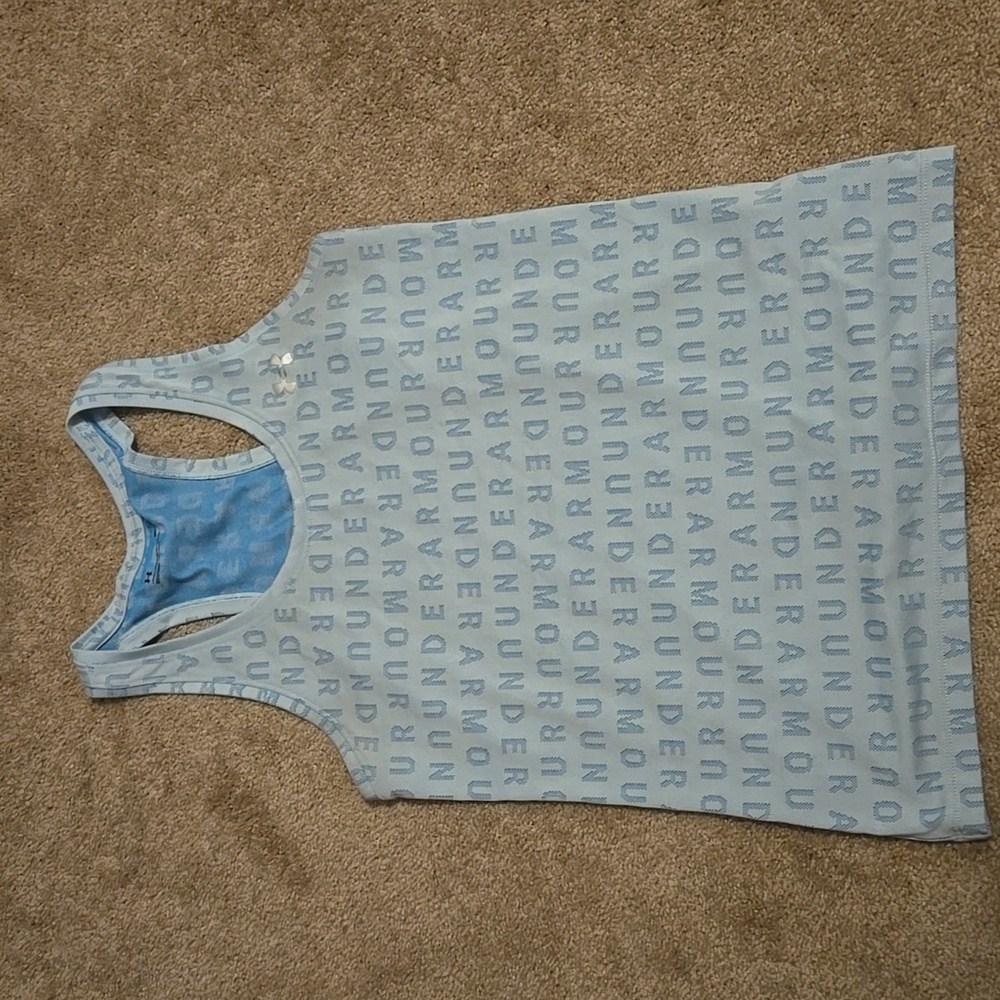 Womens under armour tank teal